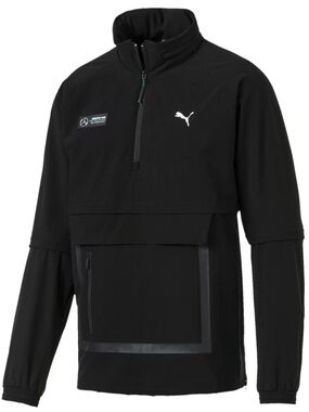 Puma Black Men's Quarter-Zip Anorak Jacket